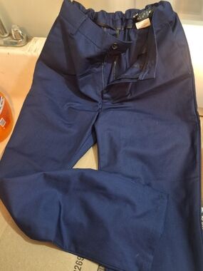 Kids Navy Casual Pull-On Pants
